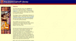 Desktop Screenshot of davidsarnoff.org
